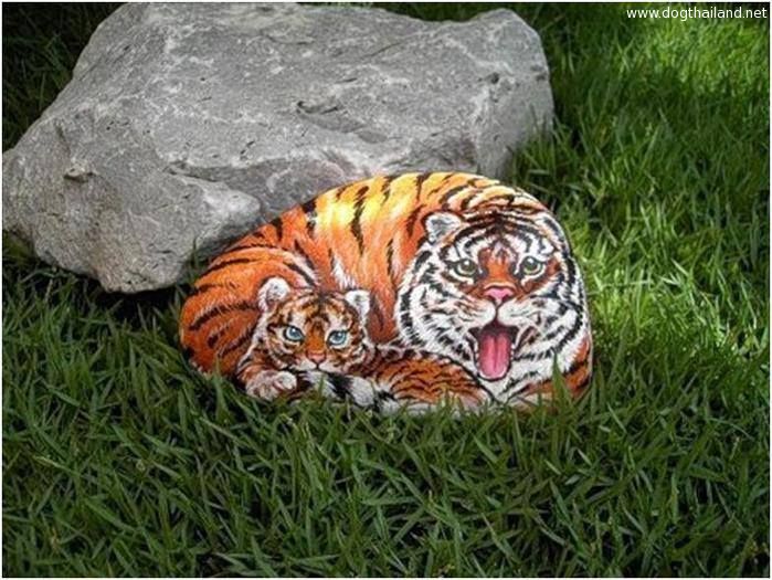 stone art  Animals awesome เมื่อหินโดนเพ้นท์เป็นสัตว์ ให้ดูมีชีวิต