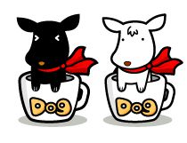 ไอคอน แก้วน้องหมา การ์ตูนน้องหมา น่ารักๆ พร้อมเพื่อนๆสัตว์โลกน่ารัก