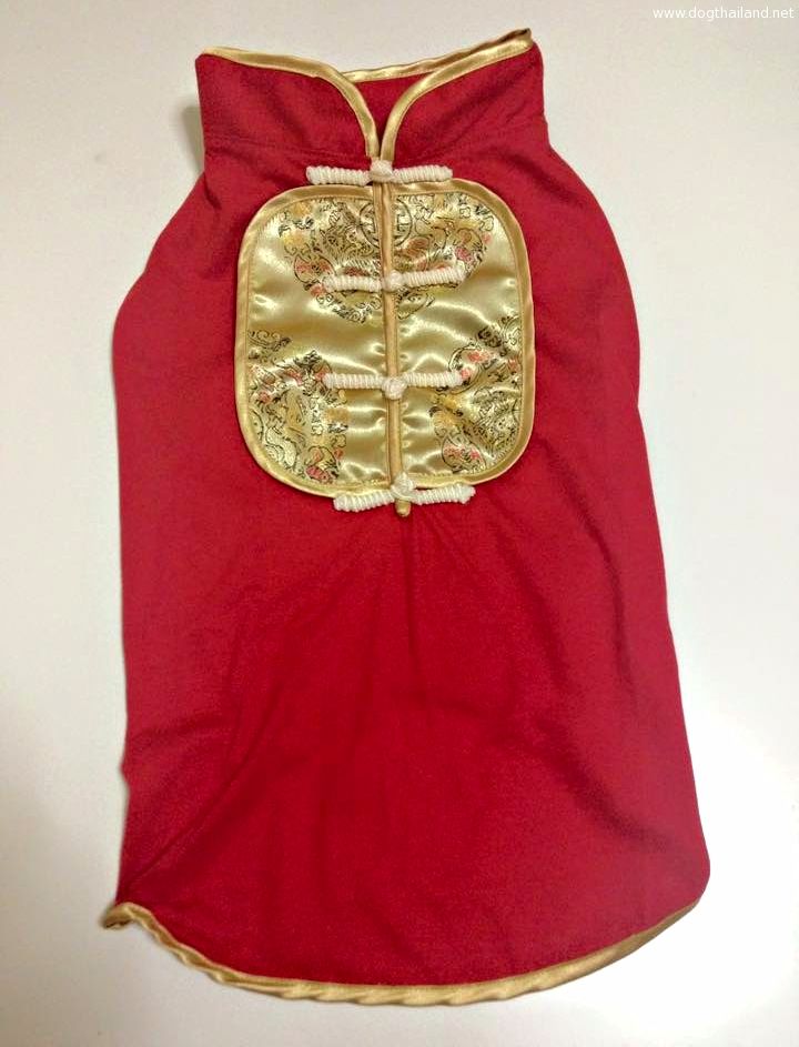 เสื้อจีนสำหรับหมาใหญ่ สุนัขพันธ์ใหญ่ โกลเด้นและผองเพื่อน พร้อมส่ง