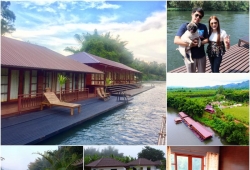 รีวิวที่พักสัตว์เลี้ยงพักได้ แควน้อย รีสอร์ท Kwainoi Resort-ที่พักกาญจนบุรี ติดแม่น้ำ ล่องแพ สุนัขพักฟรี