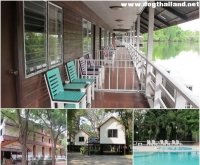 โรงแรมบ้านสวนฝน (Baan Suan Fon Hotel) ในตัวเมือง กาญจนบุรี แพริมน้ำ สุนัขพักได้